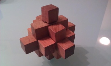 pagoda japonesa cristal 9 piezas pinshape madera juguete supportless puzzle openscad 3d 3d print model - Mito3D