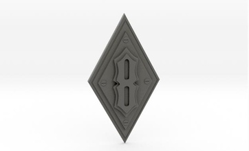 demir 8 çıkartma pinshape sipariş 3d print model - Mito3D