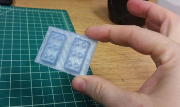 lego molde pinshape cubitos hielo 3d print model - Mito3D