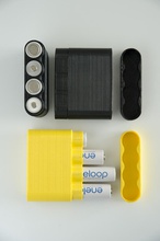 4 baterías aa caso pinshape fotografía flash 3d print model - Mito3D