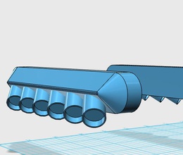 p51 scarico tubo forma spillo 3d print model - Mito3D
