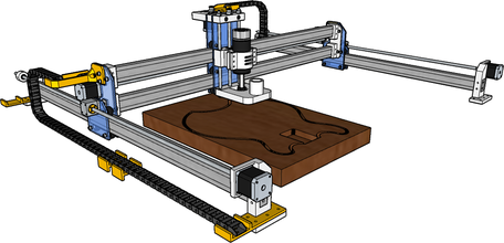 3dcnc máquina alfinete impressao 3D corte laser moagem cnc 3d print model - Mito3D