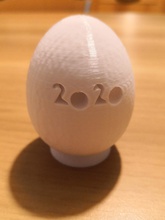 Paskalya Yumurta 2020 iğne şekli yumurtası 3d print model - Mito3D