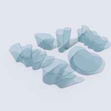 capriccioso minneapolis lago vasi forma spillo evanhall città gemelle alvaralto architettonico modello curvyvase curvyforms stampa in vaso 3d print model - Mito3D