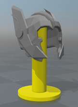 casco thor poli forma spillo avengersinfinitywar montaggio caschi infinity war fat scultura Thor figura 3d print model - Mito3D