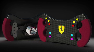 sim carreras gt3 direccion rueda forma alfiler simulador Fórmula 1 volante 3d print model - Mito3D