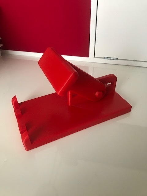 phone stand soporte vil pinshape tablet-stand phonestand 3D print model - Mito3D