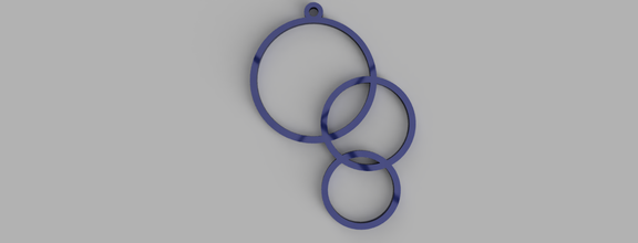 geometrik anahtarlık kolye iğne şekli kolyeler basitlik şekil minimalizm 3d print model - Mito3D