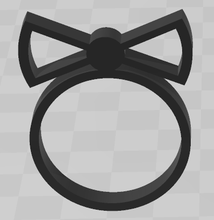 Gittergewebe Ring Pinshape Schmuck Ringschmuck 3d print model - Mito3D