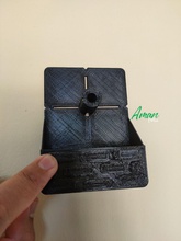 forage guider poussière collectionneur forme d'épingle guide perçage 3d print model - Mito3D