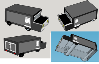 furgon alfinete kers 3d print model - Mito3D