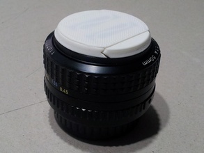 camera lens cap - 48 mm pinshape 3d print model - Mito3D