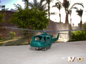 army chopper pinshape assemblable-model toys 3d print model - Mito3D