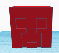 enredadera cabeza forma alfiler juego minecraft Minecraft 3d print model - Mito3D