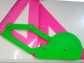 açıölçer iğne şekli iletki 3d print model - Mito3D