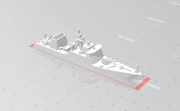 hayabusa clase patrulla barco forma alfiler Japón Embarcacion guerra acorazado equipamiento militar vehículo 3d print model - Mito3D