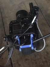 Camera e2 batteria rinforzo titolare supporto forma spillo porta z cam telecamera 3d print model - Mito3D