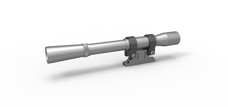 escopo cosplay blaster 10 alfinete arma fogo brinquedo 3d print model - Mito3D