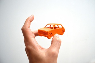 le fabshop mini mobile bewegliche Teile pinshape Auto Spielzeug fdm freundlich moving one print Wunder 3d print model - Mito3D