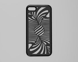 Fall Mantel iPhone 7 8 efect 3d Pinshape mod Smartphone funda iphone Carcasa 3d print model - Mito3D