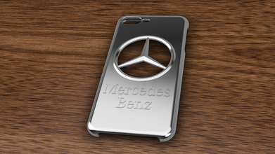 durum kılıf iphone 7 8 Mercedes benz iğne şekli mod artı iPhone Artı Carcasa Funda funda 3d print model - Mito3D