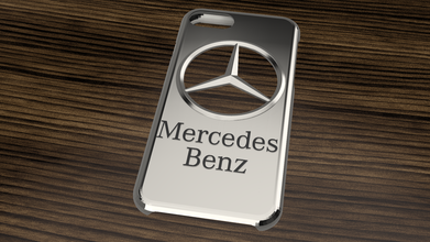 durum kılıf iphone 7 8 Mercedes benz iğne şekli funda Funda Carcasa 3d print model - Mito3D