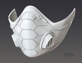 tapfer Viper Maske Pinshape DIY Cosplay tragbar Pandemie 3d print model - Mito3D