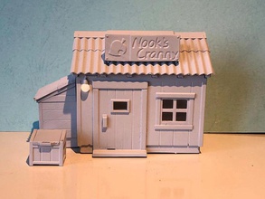 animal crossing horizons nook cranny pinshape miniature- buildings animal-crossing 3d print model - Mito3D