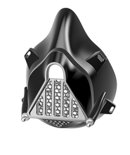 darth Vader máscara facial filtro cobrir bainha covid 19 acessório alfinete Guerra Estrelas coronavírus 3d print model - Mito3D