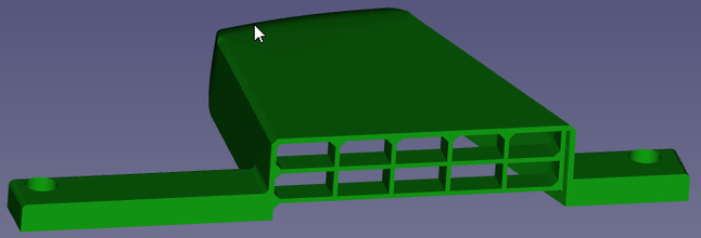 ender3 UPC aire conducto v3 forma alfiler 3d print model - Mito3D