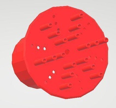 asciugacapelli diffusore forma spillo pelo chino capelli ricci secadora de difusor 3d print model - Mito3D