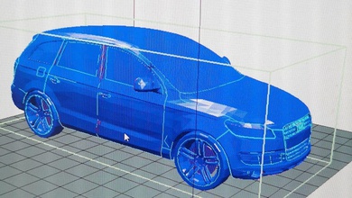 Audi q7 iğne şekli audi 3d print model - Mito3D