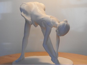 ballet bailarín forma alfiler pregunta difícil Arte 3d print model - Mito3D