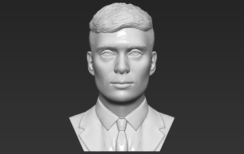 tommy Shelby paliducho anteojeras busto 3d impresión Listo stl obj forma alfiler personaje famoso tom 3d print model - Mito3D