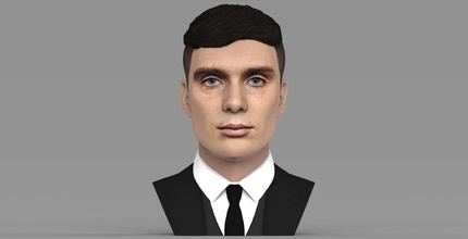 tommy shelby peaky blinders bust color 3d printing pinshape tom famous character 3d print model - Mito3D