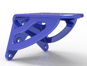mounting angle number 4 pinshape mounting-kit mounting-angle wall-bracket tool 3d print model - Mito3D