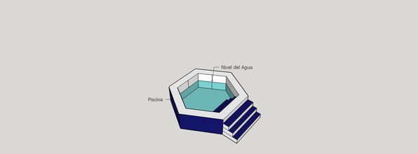 piscine forme d'épingle kers 3d print model - Mito3D