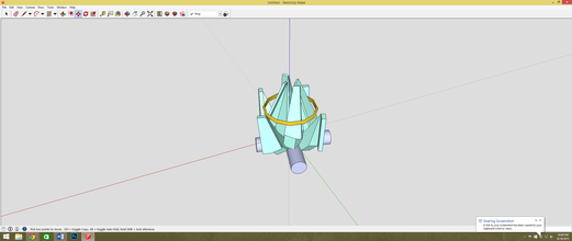 fogata soporte anillo pinshape titular 3d print model - Mito3D
