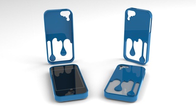 melting iphone case 5 pinshape phone-case 3d print model - Mito3D