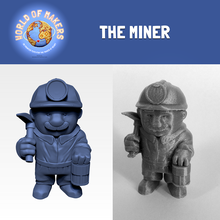 miner makers series pinshape character avatar minatures 3d print model - Mito3D