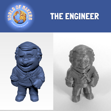 Ingenieur Macher Serie pinshape Schreibtisch Spielzeug avatar miniaturen 3d print model - Mito3D