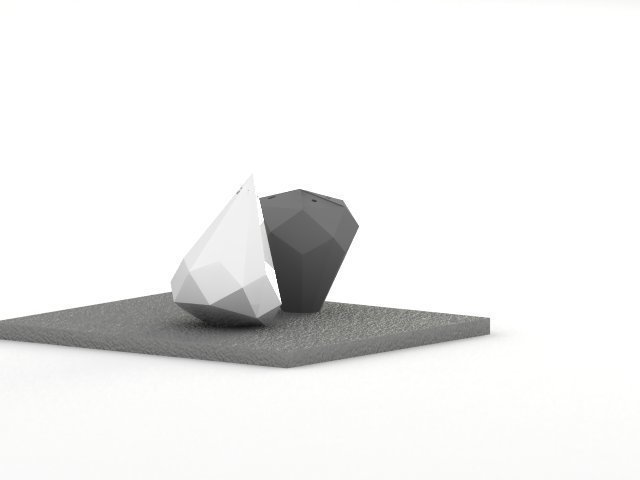 salt & pepper pinshape 3D print model - Mito3D