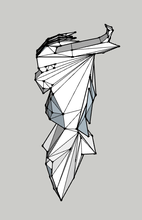 britney lee bird pinshape low poly progettazione concorso 3d print model - Mito3D