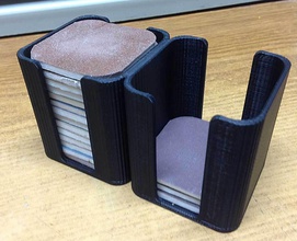 mikro pad çift tutucu pinshape zımpara mesh raf pedleri örgü düello 3d print model - Mito3D