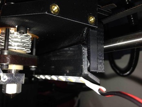 taz 4 led faixa magnética montagem pinshape taz4 monte diodo emissor luz fácil 3d print model - Mito3D