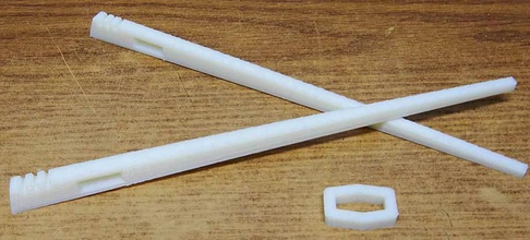 high tech Stäbchen ring halten pinshape utensil sushi tragbare Essen Ess 3d print model - Mito3D
