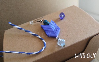 orecchino prezioso freccia forma spillo moda semplicemente design gioielli orecchini gioielleria Stampabile in 3D 3d print model - Mito3D