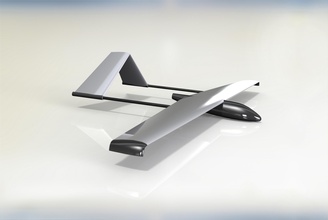 v kuyruk kanat pinshape uçak 3d print model - Mito3D