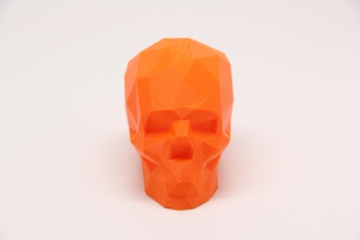 poly crâne pinshape facettes low design concours 3d print model - Mito3D