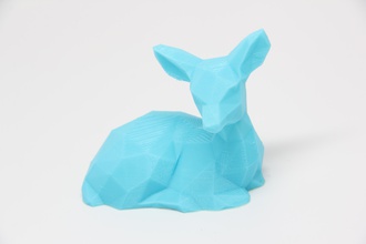 poly fauve pinshape facettes bambi cerf low design concours 3d print model - Mito3D